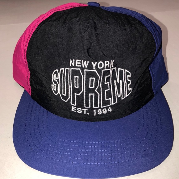 supreme pinwheel nylon 5 panel